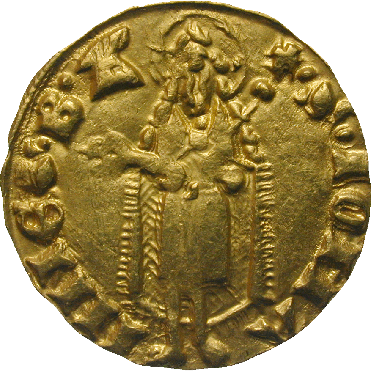 Kingdom of Bohemia, John of Luxemburg, Goldgulden (reverse)