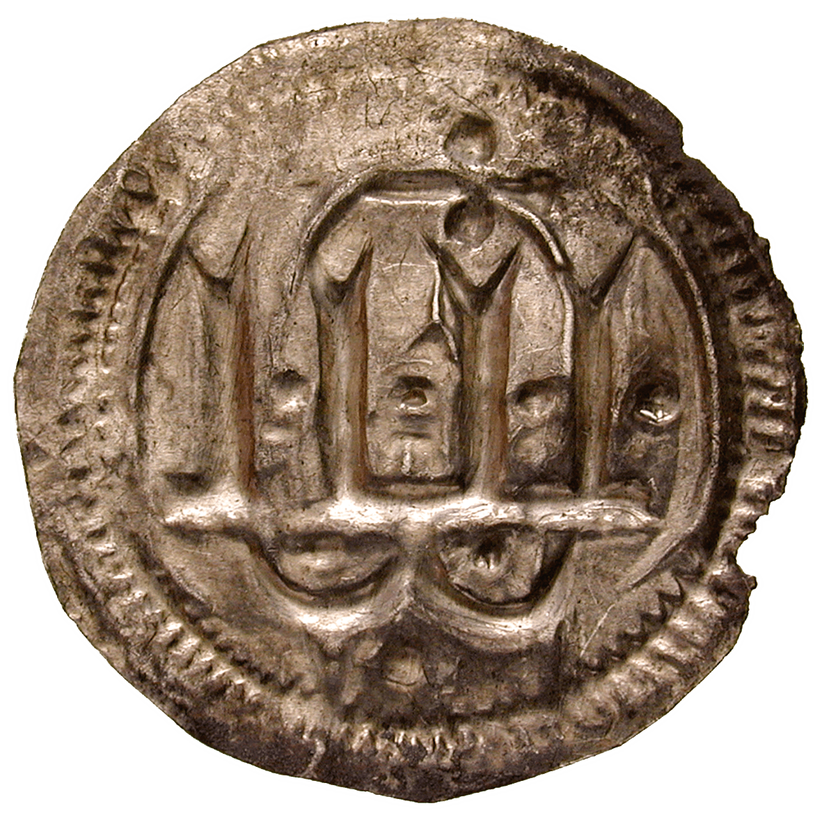 Kingdom of Denmark, Harald I Bluetooth, Denarius (reverse)