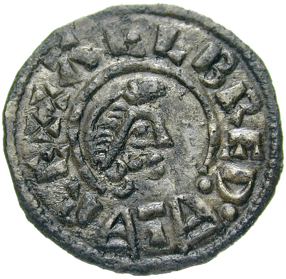 Kingdom of England, Alfred the Great, Penny (obverse)
