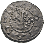 Kingdom of France, Hugh the Great in the Name of Raoul, Denier (obverse)