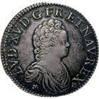 Kingdom of France, Louis XV, Ecu 1716 (obverse)