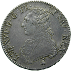 Kingdom of France, Louis XVI, Ecu aux lauriers 1789 (obverse)