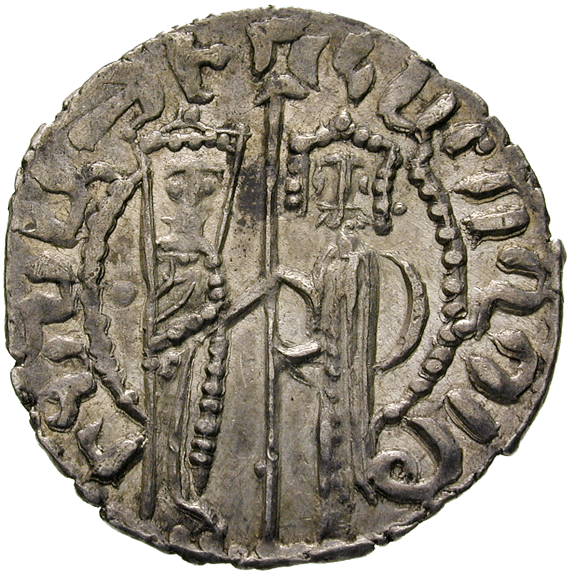 Kingdom of Lesser Armenia in Cilicia, Zabel and Hethum I, Tram (obverse)