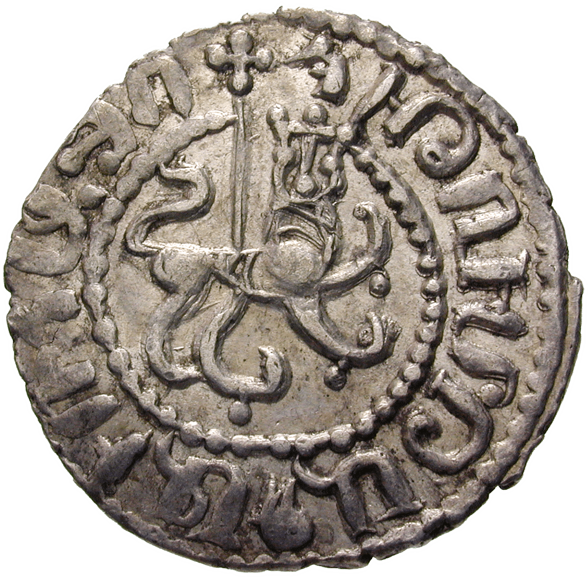 Kingdom of Lesser Armenia in Cilicia, Zabel and Hethum I, Tram (reverse)