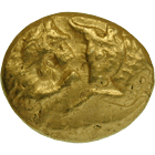 Kingdom of Lydia, Croesus, Heavy Gold Stater (obverse)