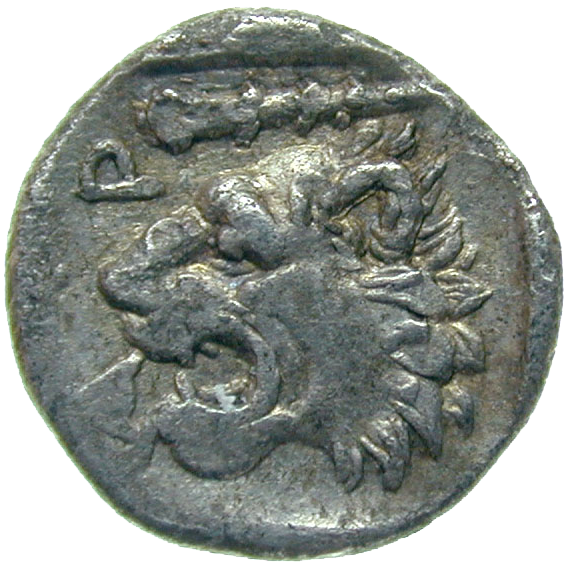 Kingdom of Macedonia, Archelaus I, Obol (reverse)