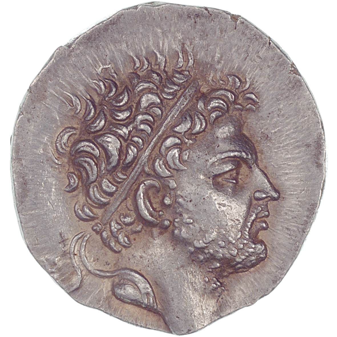 Kingdom of Macedonia, Perseus, Tetradrachm (obverse)