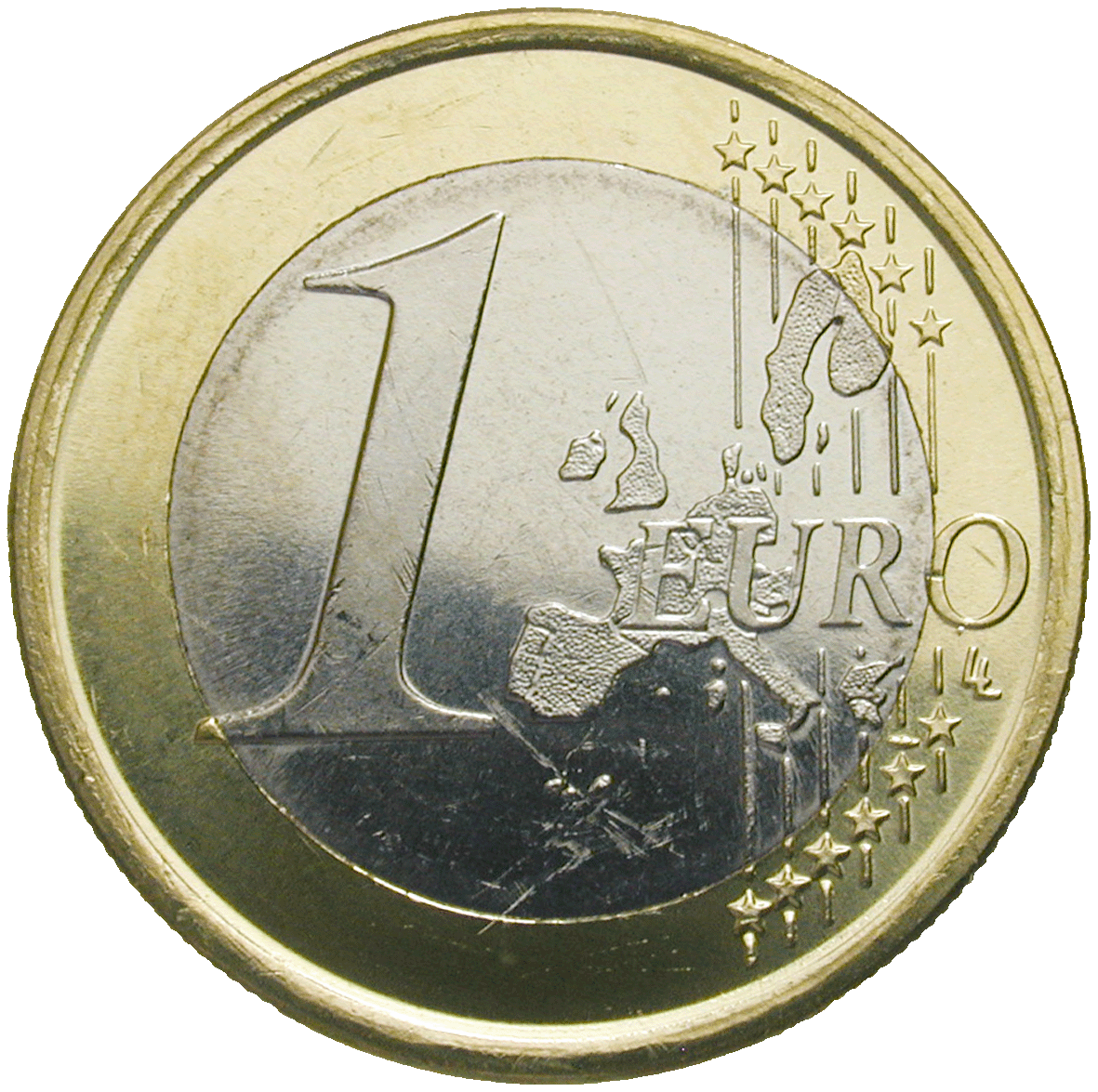 Kingdom of Spain, Juan Carlos, 1 Euro 2003 (reverse)