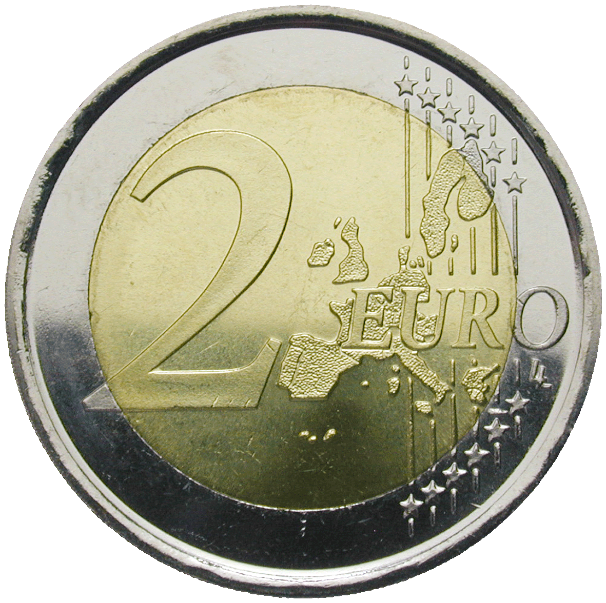 Kingdom of Spain, Juan Carlos, 2 Euro 2002 (reverse)
