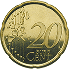 Kingdom of Spain, Juan Carlos, 20 Euro Cent 2001 (obverse)