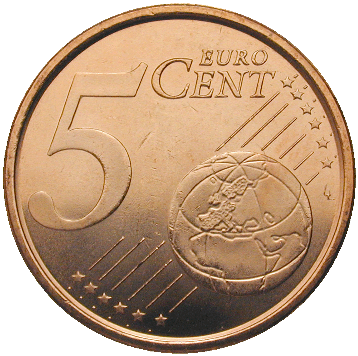 Kingdom of Spain, Juan Carlos, 5 Euro Cent 2004 (reverse)