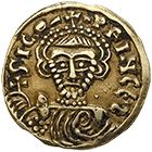 Kingdom of the Lombards, Duchy of Benevento, Sico, Tremissis (obverse)