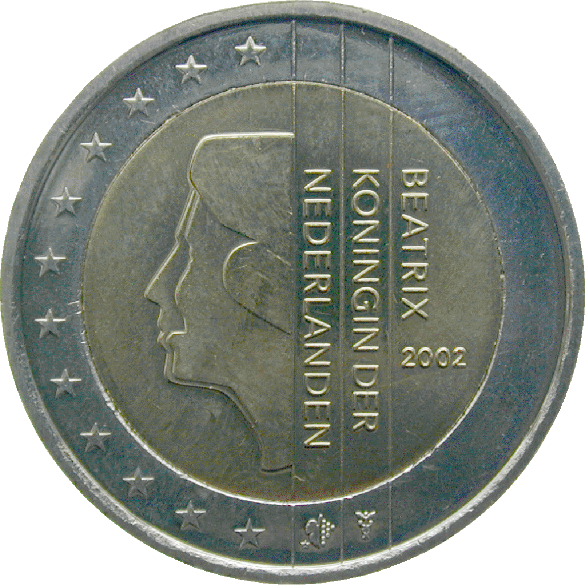 Kingdom of the Netherlands, Beatrix, 2 Euro 2002 (reverse)