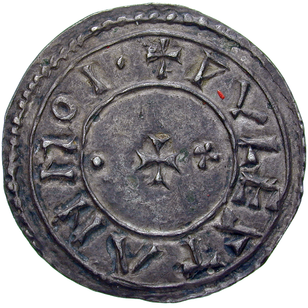 Königreich England, Edgar, Penny (reverse)