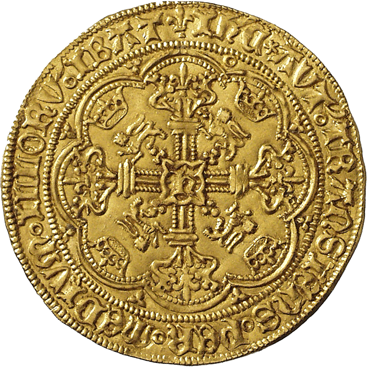 Königreich England, Heinrich VI., Noble (reverse)