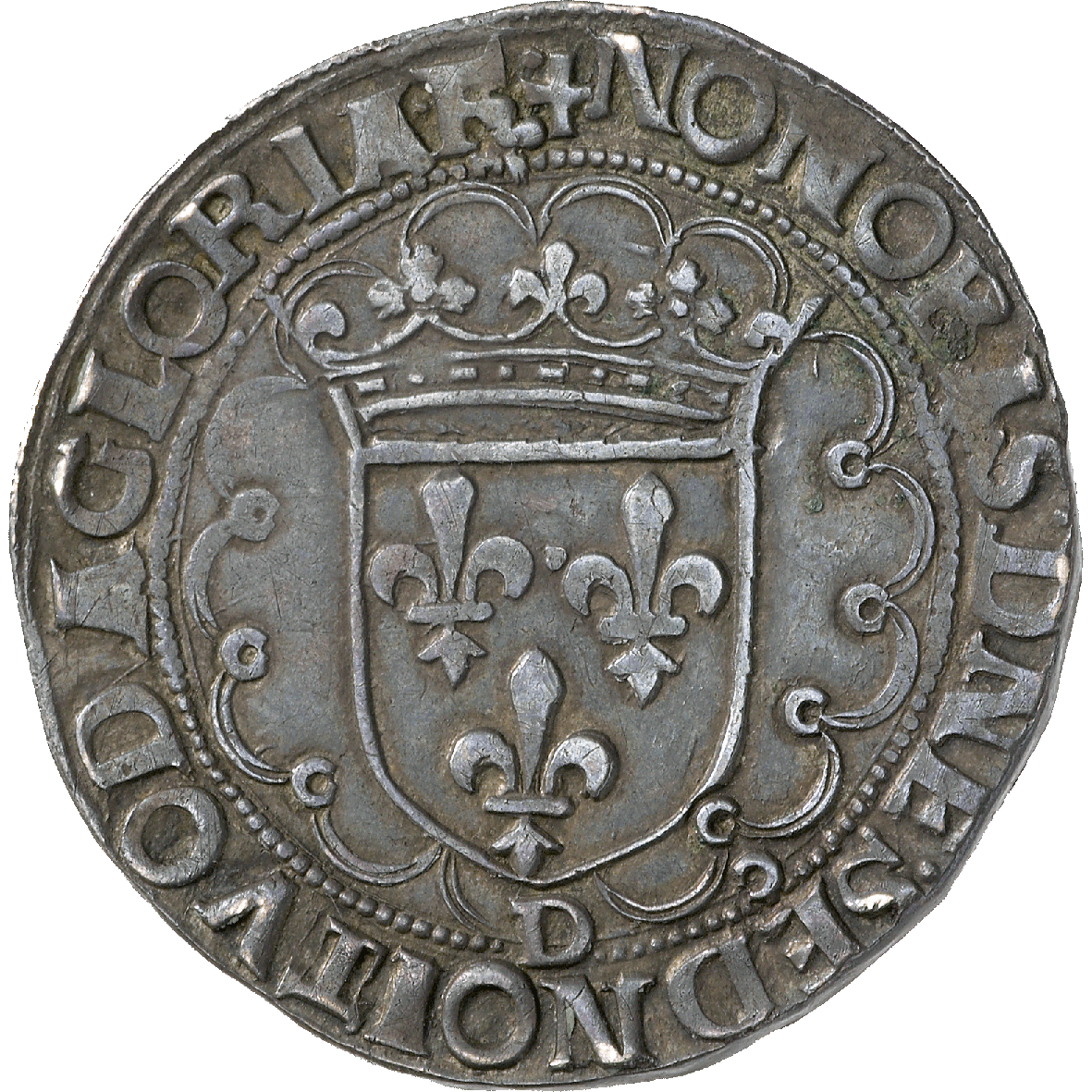 Königreich Frankreich, Franz I., Teston (reverse)
