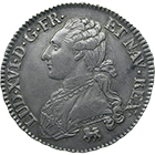 Königreich Frankreich, Ludwig XVI., 1/2 Ecu aux lauriers 1792 (obverse)