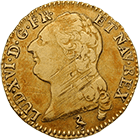Königreich Frankreich, Ludwig XVI., Louis d'or 1787 (obverse)