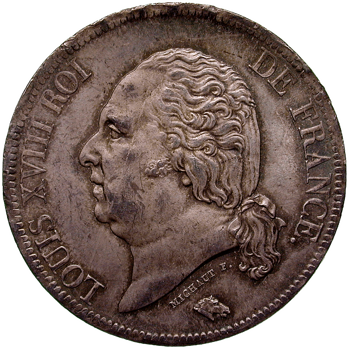 Königreich Frankreich, Ludwig XVIII., 5 Francs 1817 (obverse)