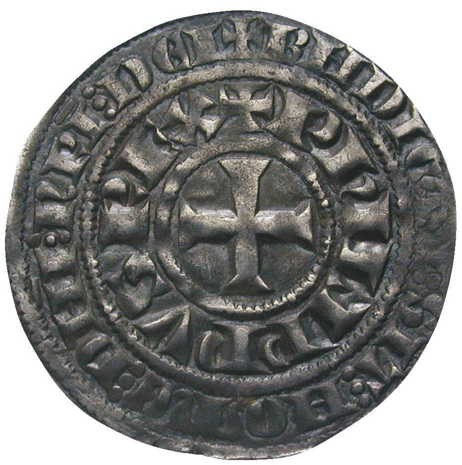 Königreich Frankreich, Philipp IV. der Schöne, Maille blanche (obverse)
