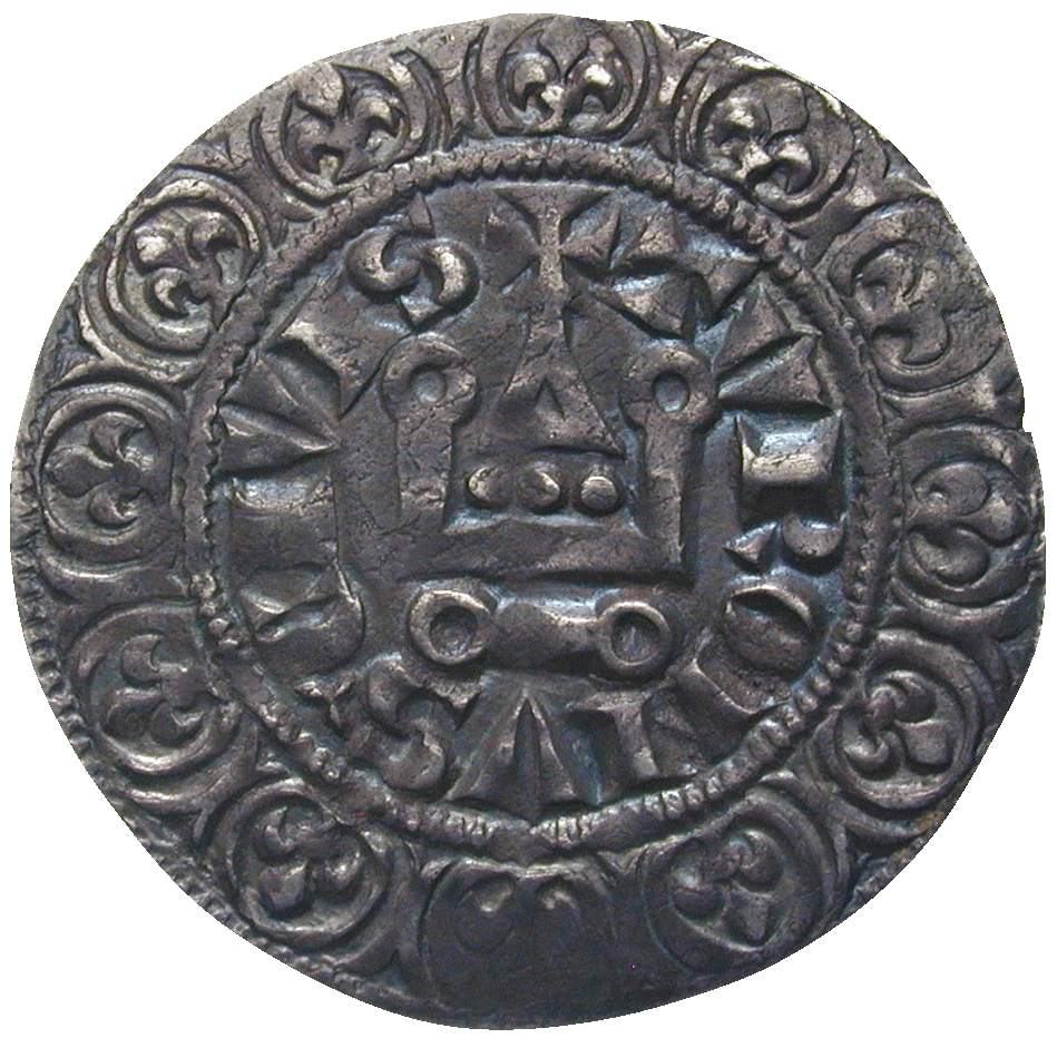 Königreich Frankreich, Philipp IV. der Schöne, Maille blanche (reverse)