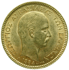 Königreich Griechenland, Georg I., 20 Drachmen 1884 (obverse)