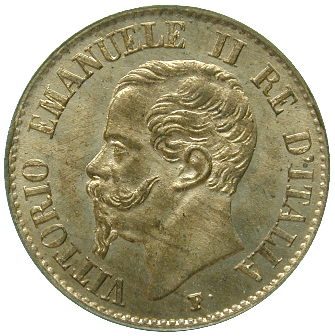 Königreich Italien, Vittorio Emanuele II., 1 Centesimo 1861 (obverse)