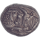 Königreich Lydien, Krösus, Trite (obverse)