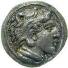 Königreich Makedonien, Archelaos I., Obol (obverse)