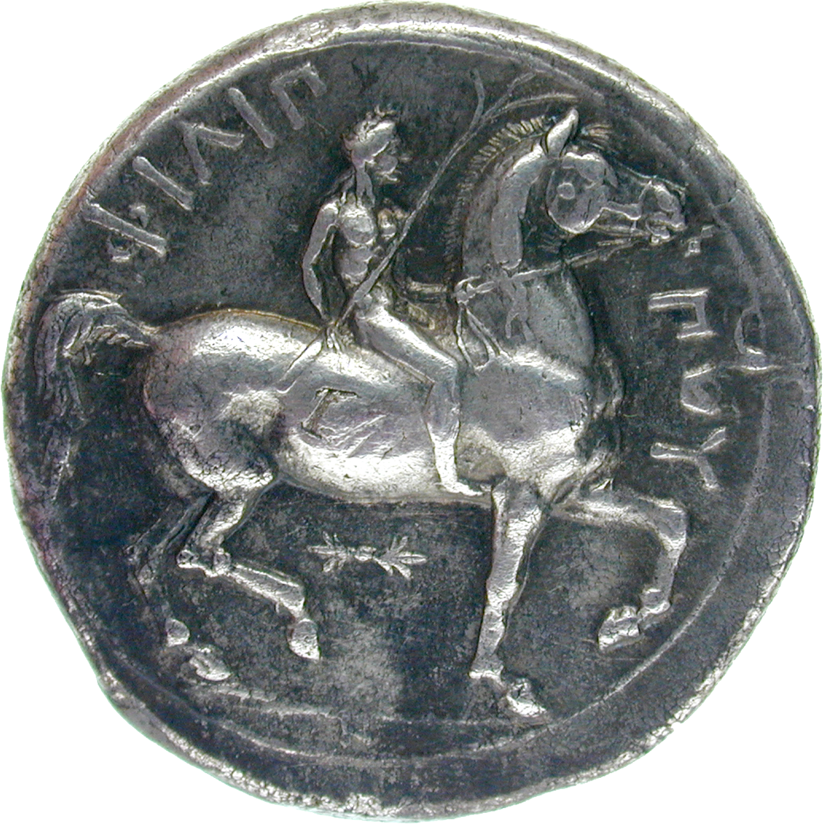 Königreich Makedonien, Philipp II., Tetradrachme (reverse)