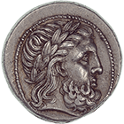 Königreich Makedonien, Tetradrachme im Namen von Philipp II. (obverse)