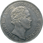 Königreich Sachsen, Friedrich August II., Taler 1844 (obverse)