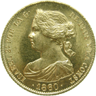 Königreich Spanien, Isabella II., 100 Reales 1860 (obverse)