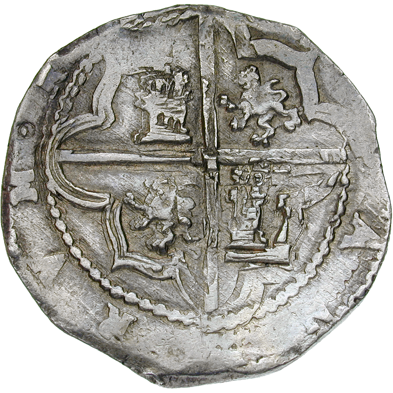 Königreich Spanien, Philipp II., Real de a ocho (Peso) (reverse)