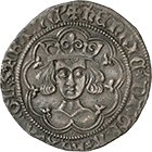 Königreiche England und Frankreich, Heinrich VI., Groat (obverse)