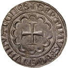 Kreuzfahrerstaaten, Tripolis, Bohemund VII., Gros (obverse)