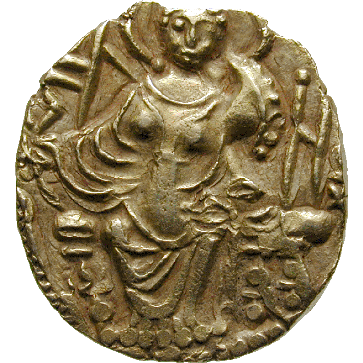 Kushan Empire,Vasudeva II, Stater (reverse)