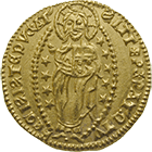 Latin Empire, Principality of Achaea, Robert of Anjou-Tarent, Ducat (obverse)