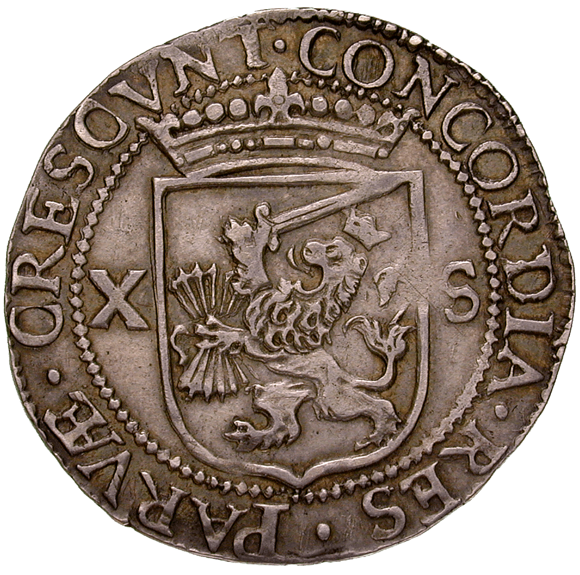 Niederlande, Provinz Friesland, Schilling zu 20 Groot 1607 (reverse)