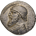 Parthian Empire, Mithradates II, Drachm (obverse)