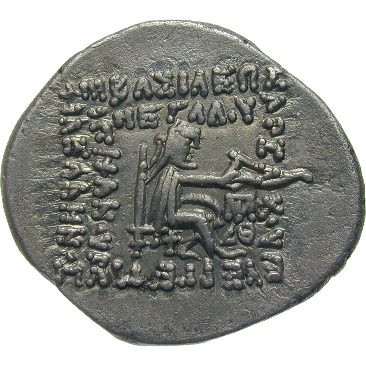 Parthian Empire, Phraates III, Drachm (reverse)