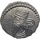 Parthian Empire, Vologases III, Drachm (obverse)