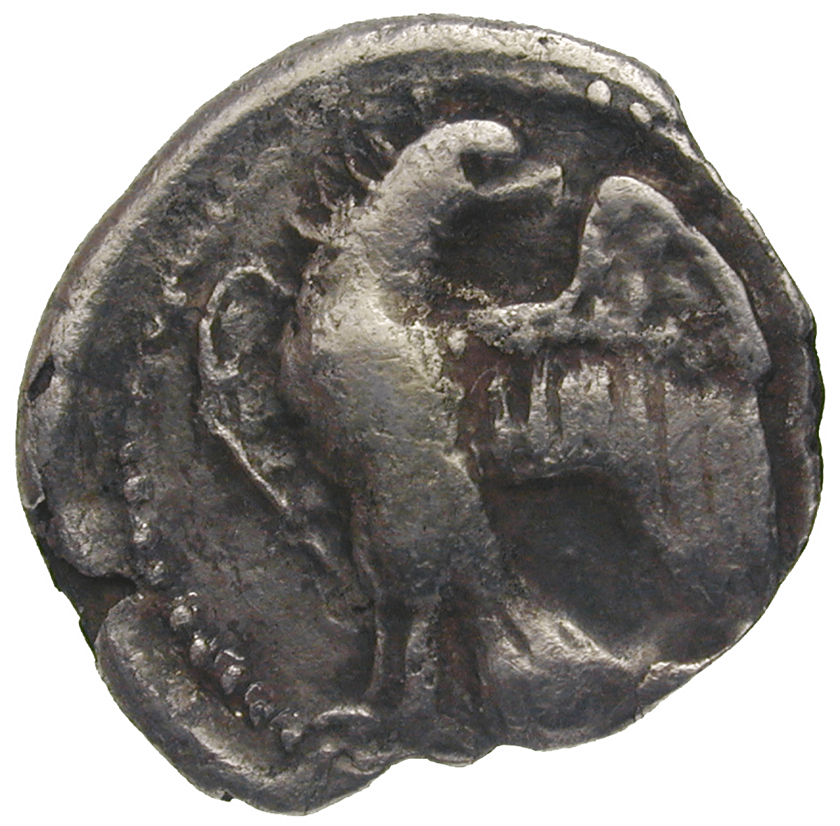 Peloponnes, Elis, Olympia, zeitgenössische Fälschung einer Drachme (reverse)
