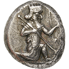 Persian Empire, Achaemenids, Darius II, Siglos (obverse)