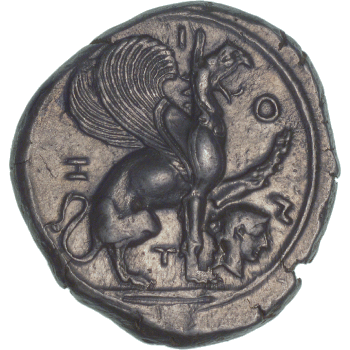 Persian Empire, Achaemenids, Ionia, Teos, Stater (obverse)