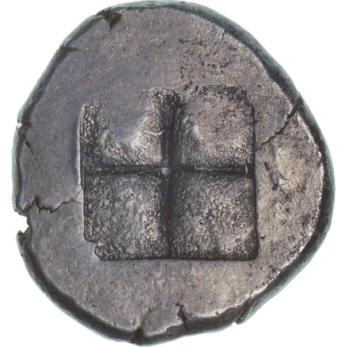 Persian Empire, Achaemenids, Ionia, Teos, Stater (reverse)