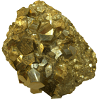 Peru, Huanzalà, Grosser Pyrit (obverse)