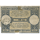 Postal Union, International Reply Coupon of 5 Pence (obverse)