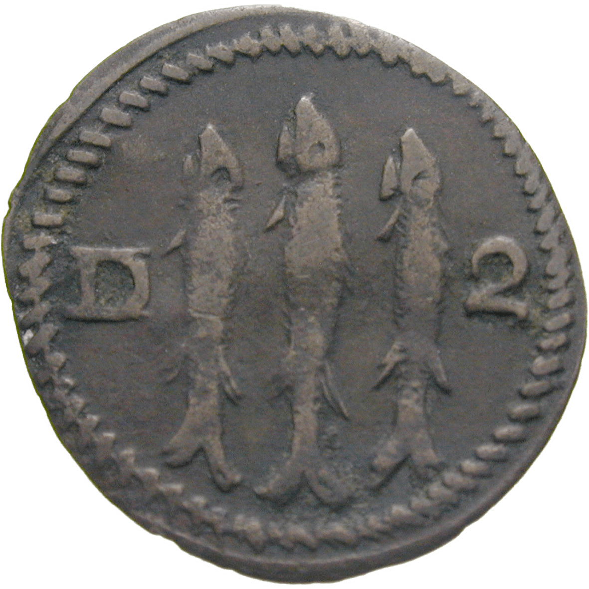 Reichenau, Johann Anton von Buol-Schauenstein, Double Pfennig (obverse)