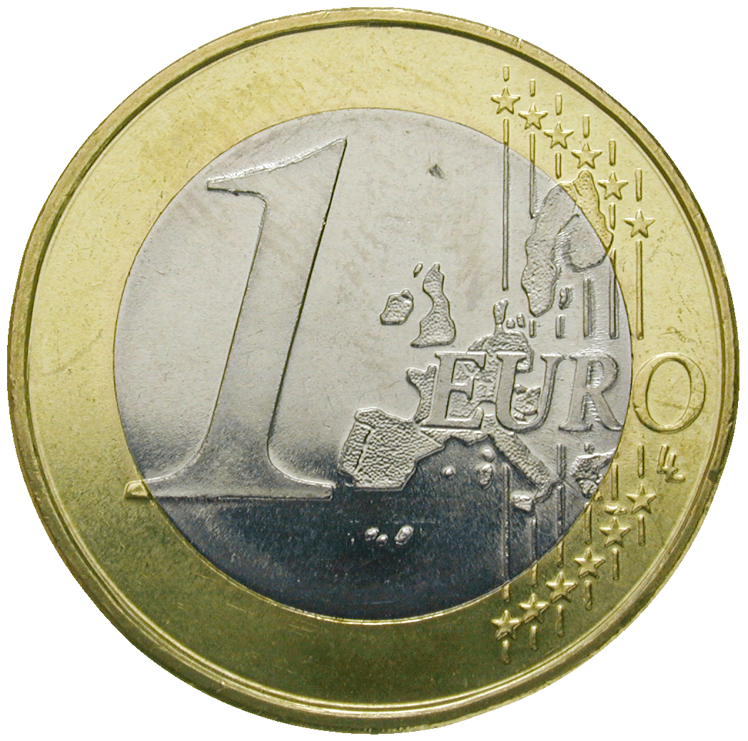 Republic of Austria, 1 Euro 2002 (reverse)